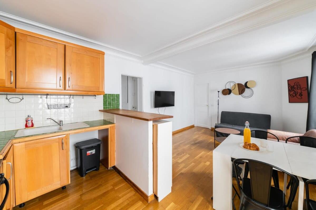 85M2 De Confort Paris 17 - Charme Parisien 6P - Flat-Guest Exteriör bild